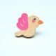 Handmade Pine Wood Bird Knob for Kids Furniture